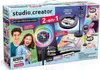 The image shows the packaging of a 2-in-1 video creation kit, featuring a ring light and accessories for creating content on platforms like TikTok and YouTube. Produktbild-Vorschau