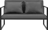 Banc de jardin 70 x 114 x 60 cm Canapé de jardin Banc de Voir les images du produit 2