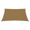 Vela Parasole 160 g/m² Tortora 4,5x4,5 m in HDPE Anteprima dell’immagine prodotto 3