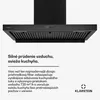 Klarstein AeroClean digestor - 90 cm nástenný digestor, Náhľad obrázku produktu 2