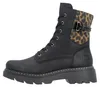 Rieker Damen Stiefelette Schwarz/Leopard 76724-00 Voir les images du produit 3