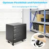 UISEBRT 2 Stück Rollbrett 58 x 29 cm Transportroller Produktbild-Vorschau 4