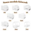 Łóżko dziecięce Ania z barierką i stelażem | 160x80 cm | Podgląd zdjęcia produktu 14