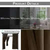Collage of product images showing different shading levels, a gazebo with curtains, and a close-up of the fabric. Produktbild-Vorschau