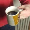 Glitzer-Kaffeebecher Urlaub ist, wenn man viel isst mit Produktbild-Vorschau 6