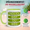 Tasse Abschied – „Endlich bist du weg“ – Abschiedsgeschenk Produktbild-Vorschau 5