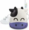 A cow-shaped nebulizer with a mask and tubing, presented on a white background. Anteprima dell’immagine prodotto
