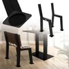 ML-Design 2 Stück Bankkufen H-Form 47x77,5cm Schwarz aus Produktbild-Vorschau 1