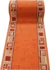 Tapiso Läufer Anti Rutsch Modern Orange Rot Wohnzimmer 80 x Produktbild-Vorschau 4