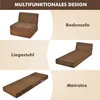 GOPLUS Bodensofa mit Schlaffunktion, 3 in 1 Klappbares Produktbild-Vorschau 3