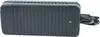 A black power adapter with a ribbed texture and a small indicator light. Produktbild-Vorschau