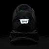 The back view of a black Nike Air Max sneaker against a black background. Produktbild-Vorschau