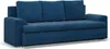 Sofa 3-Sitzer mit Schlaffunktion Foresta, Cord - Dunkelblau Produktbild-Vorschau 2
