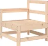 vidaXL 5-tlg. Garten-Lounge-Set Massivholz Kiefer Produktbild-Vorschau 3