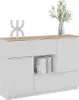 Kredenc Vicco Betti Bílá/Sonoma 120 x 83.6 cm 2x dvířka, 2x Náhled obrázku produktu 8