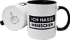 Close Up Ich hasse Menschen Tasse, spülmaschinengeeignet, Produktbild-Vorschau 1