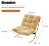 Loungesessel - 73,6 x 84 x 84,5 cm , Creme , Chrome und Produktbild-Vorschau 14