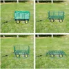 Gartenwagen 550 kg, Stahlrahmen, 4× Luftreifen, Produktbild-Vorschau 8
