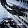 1m CAT7 Patchkabel Nylon (10 Gbit/s, S/FTP Schirmung, Produktbild-Vorschau 6