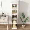 Bibliothèque, blanche, haute, classeurs, bureau, salon, Voir les images du produit 7