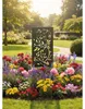 Sichtschutzwand floraworld Blätter 90 x 180 cm anthrazit Produktbild-Vorschau 6