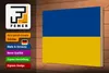 Holzschild Flagge Ukraine 30x20cm flag of Ukraine Produktbild-Vorschau 3
