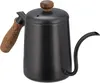 Kovový čajník s drevenou rukoväťou RD44120, čierny 550 ml Náhľad obrázku produktu 1