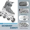 Inlineskates Blackwheels Flex Pro Grau Rollschuhe in 4 Produktbild-Vorschau 3