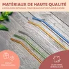 bremermann 6 pailles en verre, longueur 25 cm, Voir les images du produit 5