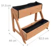 Jardinière verticale Relaxdays, 2 bacs à plantes, H x l x P Voir les images du produit 4