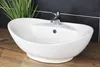 Aufsatzwaschbecken 60x40 cm Oval Waschbecken Modern Produktbild-Vorschau 1