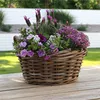 Pflanzkorb FARMER grau braun D26cm Kooboo Rattan Rattankorb Produktbild-Vorschau 2
