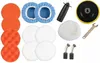 A collection of car polishing accessories laid out on a white background. Produktbild-Vorschau