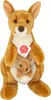Teddy Hermann Känguru mit Baby 30 cm Plüschkänguru Produktbild-Vorschau 1