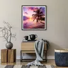 Gerahmtes Poster - Schwarzer Rahmen - Strand Meer Palme - Produktbild-Vorschau 7
