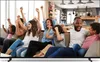 A family is watching TV and celebrating. Produktbild-Vorschau