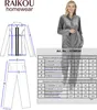 RAIKOU Damen Velours Freizeitanzug Hausanzug Sportanzug Produktbild-Vorschau 5