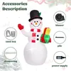 Aufblasbarer Schneemann 180cm LED Beleuchtet Produktbild-Vorschau 3
