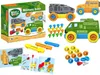 Klocki Konstrukcyjne Montessori Zestaw Budowanie Aut Podgląd zdjęcia produktu 4