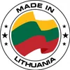 A circular badge with the Lithuanian flag and text "MADE IN LITHUANIA". Podgląd zdjęcia produktu