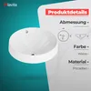 LAVITA Flush-mounted Waschbecken Adalar | Waschtisch Rund | Produktbild-Vorschau 3