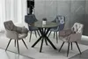Mango Velvet Stuhl grau - 180° drehbar m Produktbild-Vorschau 7