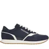 A single navy blue Tommy Hilfiger sneaker is shown from the side against a white background. Náhled obrázku produktu