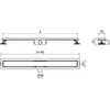 Mexen Flat M13 odpływ liniowy 2w1 120 cm, chrom - 1010120 Podgląd zdjęcia produktu 6