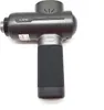 A gray and black massage gun is shown against a white background. Produktbild-Vorschau