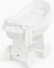 MY SWEET BABY Handgefertigtes Babybett Naturfaser Weiß mit Produktbild-Vorschau 6