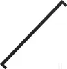 A black cabinet handle is shown diagonally against a white background. Produktbild-Vorschau