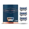 Lamine per rasoio Gillette King C 3 pezzi Collo e guance Anteprima dell’immagine prodotto 1