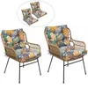 Ensemble de 2 chaises de jardin, dossier haut, avec Voir les images du produit 1