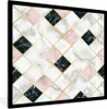 MuchoWow® MuchoWow® Gerahmtes Poster Marmor - Geometrische Produktbild-Vorschau 1